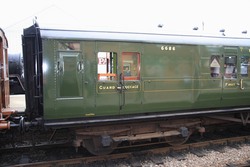 Carriage 6686 - Filming at the Bluebell Railway