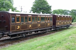 Carriage 3360 - Filming at the Bluebell Railway